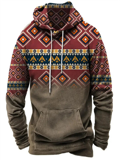 Vintage Hoodies Ikdienas sporta Vintage Lielizmēra brīvi Puloveri Topi Ziemas Streetwear Hoodies ar garām piedurknēm ar kapuci vīriešu džemperi