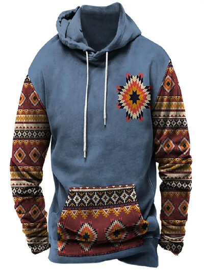 Vintage Hoodies Ikdienas sporta Vintage Lielizmēra brīvi Puloveri Topi Ziemas Streetwear Hoodies ar garām piedurknēm ar kapuci vīriešu džemperi