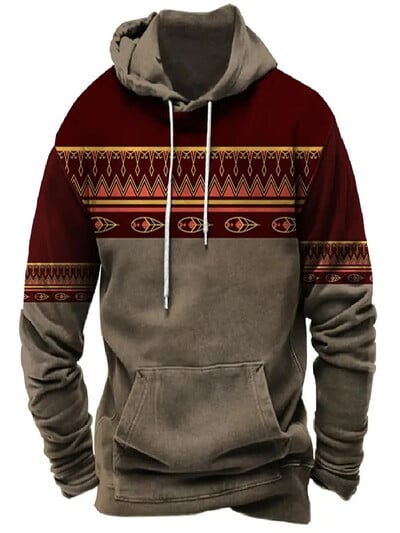 Vintage Hoodies Ikdienas sporta Vintage Lielizmēra brīvi Puloveri Topi Ziemas Streetwear Hoodies ar garām piedurknēm ar kapuci vīriešu džemperi