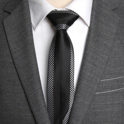 Vīriešu kaklasaites Svītras Luksusa kaklasaite Modes Žakarda Austi Izdilis Melns Zils Paisley Kaklasaite Banketu viesību krekls Dāvanu Aksesuāri