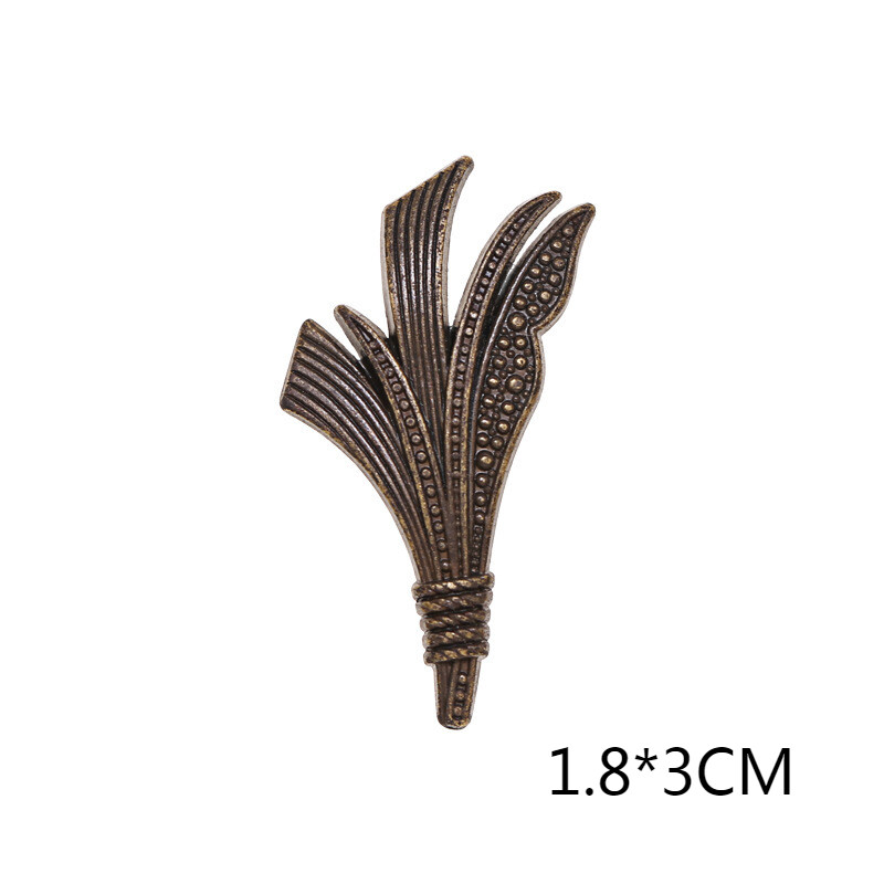 2 buc/set cravate din lână pentru bărbați broșe din bronz Set cravată în carouri maro, elegantă, moale, gri, pentru banchet, accesorii pentru costume smoking