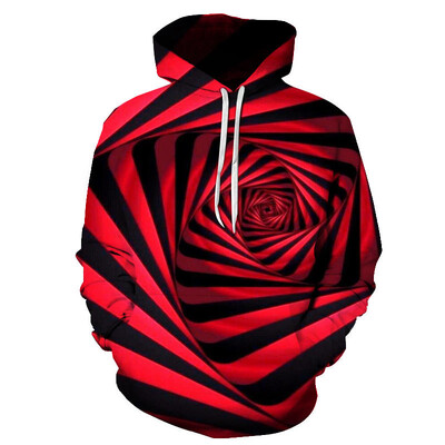 Új színes vidám kapucnis 3d Fluoreszcens pulóver Férfi/női Őszi és tavaszi kabát ruházat Vicces dzseki Fekete kapucnis ruházat