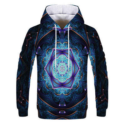 Új színes vidám kapucnis 3d Fluoreszcens pulóver Férfi/női Őszi és tavaszi kabát ruházat Vicces dzseki Fekete kapucnis ruházat