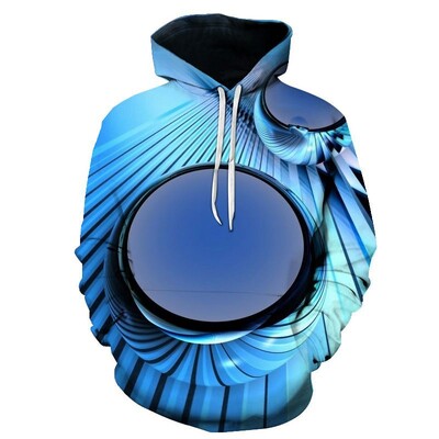 Új színes vidám kapucnis 3d Fluoreszcens pulóver Férfi/női Őszi és tavaszi kabát ruházat Vicces dzseki Fekete kapucnis ruházat