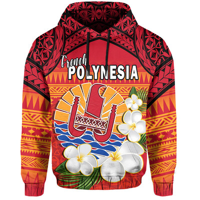 Jauns Franču Polinēzijas kapuci vīriešiem Papeete Seal Of French Tribal Turtle Patterns Džemperi ar kapuci Oversize sieviešu pulovers Tops