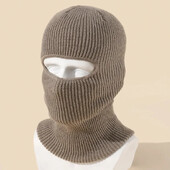 Candy Color Cute Full Face Cover Lyžiarska maska Čiapka Medvedie uši Kukla Pletené Čiapky Vonkajšia cyklistika Ochrana sluchu Čiapka Čiapka Beanies Čiapka Pánska