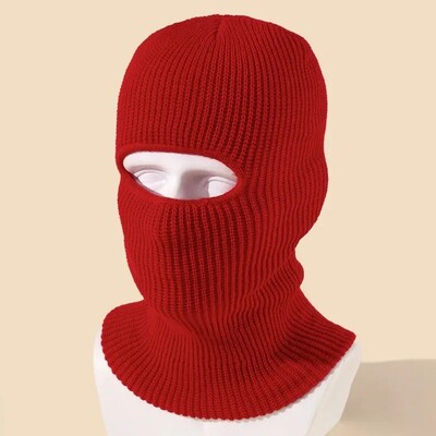 Candy Color Cute Full Face Cover Lyžiarska maska Čiapka Medvedie uši Kukla Pletené Čiapky Vonkajšia cyklistika Ochrana sluchu Čiapka Čiapka Beanies Čiapka Pánska