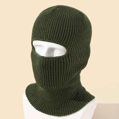 Candy Color Cute Full Face Cover Lyžiarska maska Čiapka Medvedie uši Kukla Pletené Čiapky Vonkajšia cyklistika Ochrana sluchu Čiapka Čiapka Beanies Čiapka Pánska