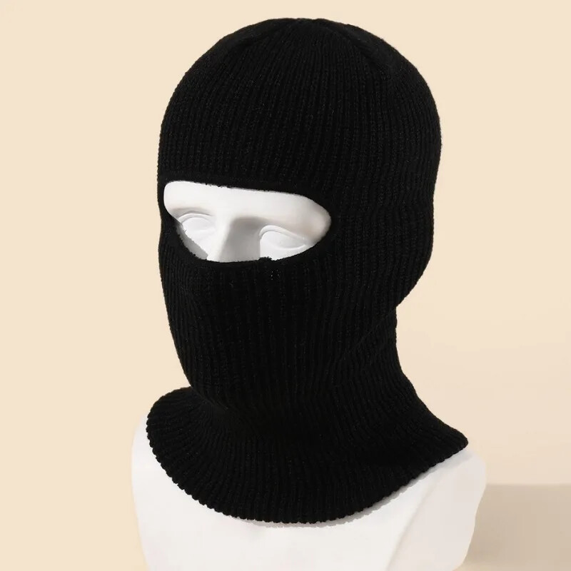 Candy Color Cute Full Face Cover Lyžiarska maska Čiapka Medvedie uši Kukla Pletené Čiapky Vonkajšia cyklistika Ochrana sluchu Čiapka Čiapka Beanies Čiapka Pánska