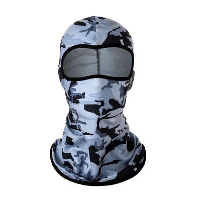 Jauns Lycra riteņbraukšanas pilnas sejas maskas pārklājs vīriešiem sievietēm, maskēšanās siltāks pupiņas, ātri žūstošs ķiveres apvalks, vēja necaurlaidīgs slēpošanas balaclava vāciņš