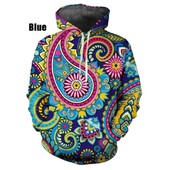 Τρισδιάστατη εκτύπωση Psychedelic Artwork Hoodies για άντρες Μόδα Trippy πουλόβερ Φούτερ Φούτερ Ανδρικά μπλουζάκια με κουκούλα