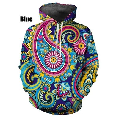 Τρισδιάστατη εκτύπωση Psychedelic Artwork Hoodies για άντρες Μόδα Trippy πουλόβερ Φούτερ Φούτερ Ανδρικά μπλουζάκια με κουκούλα
