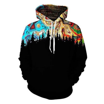 Nové pánske dámske mikiny s vtipnými vzormi v štýle Harajuku, pulóvre, mikina s 3D tlačou, nadrozmerná mikina s kapucňou, streetwear pre mužov