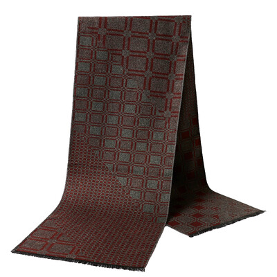 Mood ruuduline soe kašmiir sall sügis paks 180x33cm rannarätik Meeste ärimähised sallid talve klassikalised pashmina sallid