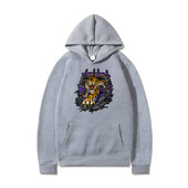 West Coast Hip Hop Vintage High Street Style Cartoon Tiger Print Hoodie Bărbați Femei Primăvară Toamnă Bumbac Îmbrăcăminte cu glugă supradimensionată