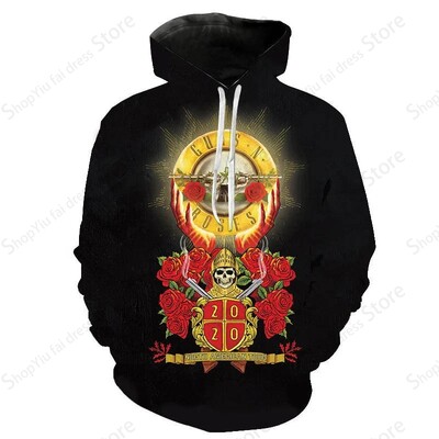 Rock Band Guns N Roses 3D Print Hoodie Vīriešu Sieviešu Modes Hoodies Džemperis Zēnu Mēteļi Sieviešu sviedri Vīriešu Treniņtērpi Jauni Sudaderas