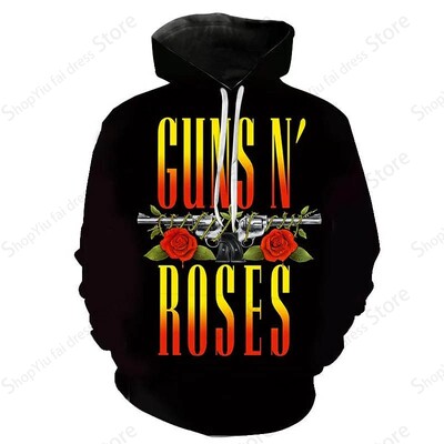 Rock Band Guns N Roses 3D Print Hoodie Vīriešu Sieviešu Modes Hoodies Džemperis Zēnu Mēteļi Sieviešu sviedri Vīriešu Treniņtērpi Jauni Sudaderas