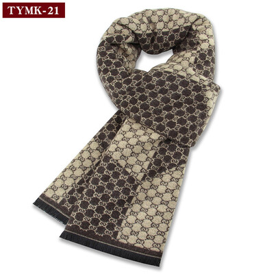 Πολυτελές κασκόλ Άνδρας Χειμωνιάτικο ζεστό μάλλινο κασκόλ για άντρες Κασμίρ Μεταξωτά μαντήλια Casual καρό επαγγελματικά Αντρικά μακριά σάλια πασμίνας Σιγαστήρα