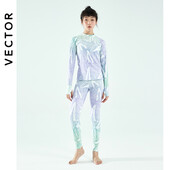 VECTOR Női Ultra Puha Téli Gyorsan Száraz Alap Rétegező Szett Mikroszálas Polár Termál Fehérnemű Hosszú Johns Szett Ruhák Plusz Nadrág