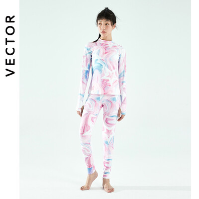 VECTOR Női Ultra Puha Téli Gyorsan Száraz Alap Rétegező Szett Mikroszálas Polár Termál Fehérnemű Hosszú Johns Szett Ruhák Plusz Nadrág