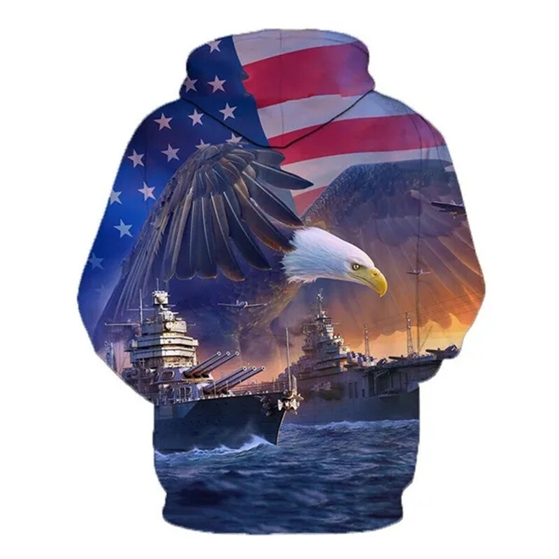 World of Warships Spēle Hoodie Vīriešu Pulovers 3D Drukāts Forša dizaina Hoodies Džemperis Sieviešu Apģērbs Harajuku Fashion y2k Hoody