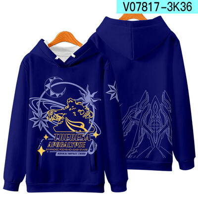 Honkai Impact 3 Kiana Kaslana Cosplay Hanoră Femei Bărbați Moda Harajuku Hanorac Hip Hop Pulover Jachetă Streetwear Paltoane