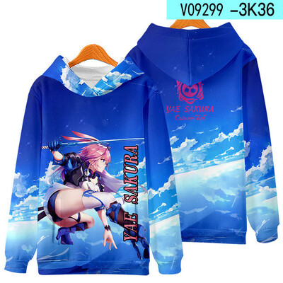 Honkai Impact 3 Kiana Kaslana Cosplay Hanoră Femei Bărbați Moda Harajuku Hanorac Hip Hop Pulover Jachetă Streetwear Paltoane