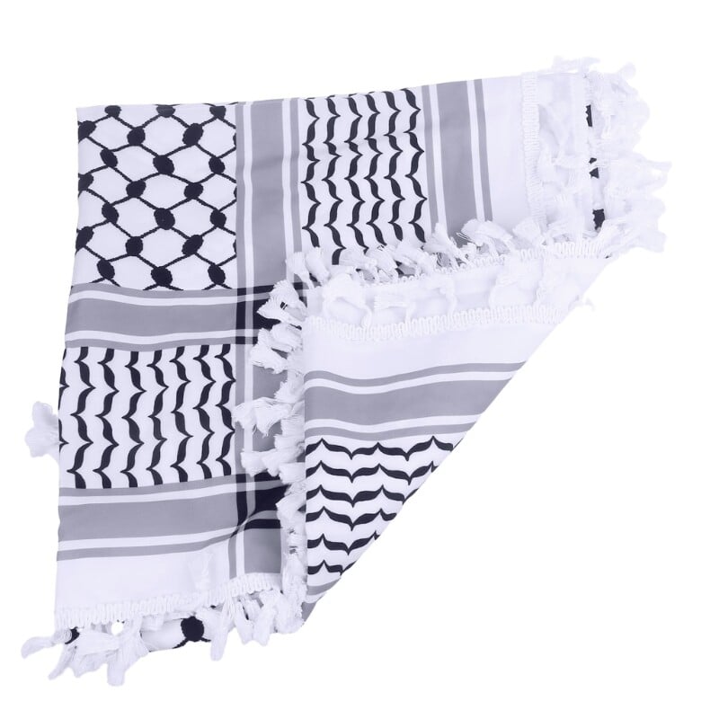 652F Eșarfă Shemagh Desert Keffiyeh Cap Gât Eșarfă Arab Wrap Cicuri Fular Unisex