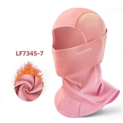 ROCKBROS Mască de față de iarnă, eșarfă respirabilă, pentru schi, ciclism, alergare, antrenament, balaclava, sporturi în aer liber, echipament pentru bicicletă rezistent la vânt.