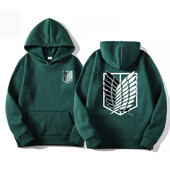 Pánska a dámska mikina s kapucňou Levi Ackerman s kapucňou, anime, hip hop, športová, plus veľkosť SW