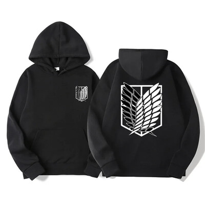 Pánska a dámska mikina s kapucňou Levi Ackerman s kapucňou, anime, hip hop, športová, plus veľkosť SW