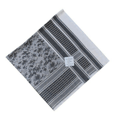 110x110cm vojenská arabská taktická púštna šatka, armádna Shemagh Keffiyeh, vetruodolná poľovnícka šatka na hlavu a krk, vonkajšia turistická šatka