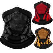 Bandana termica pentru fata Masca Acoperire Incalzita gatului Ghet Bicicleta Ciclism Ski Tub Esarfa Drumetii Masti respirabile Imprimare Femei Barbati Iarna