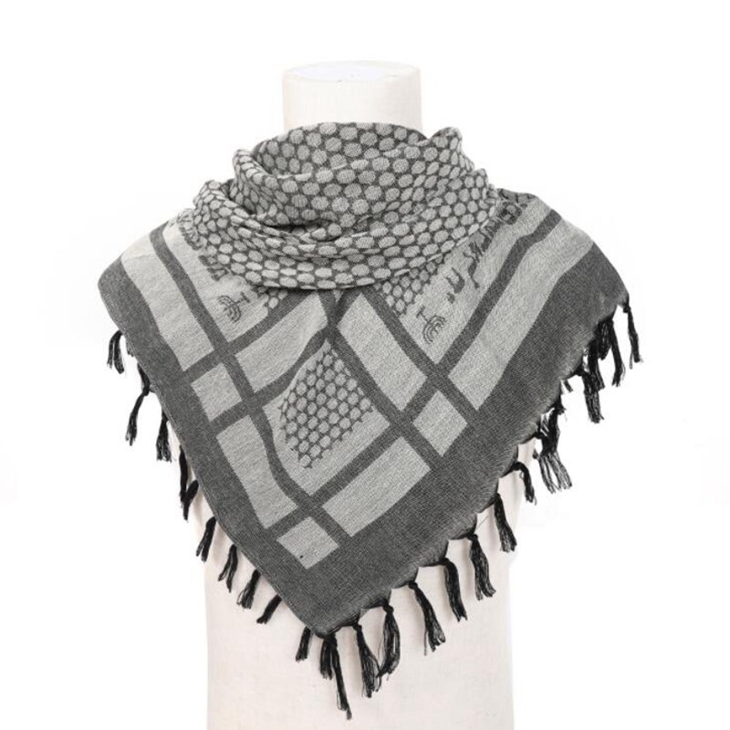 Python zmijski uzorak Muška Shemagh arapska marama za glavu Muška pustinjska crna Palestina Keffiyeh Ženska marama za lov na otvorenom Taktika