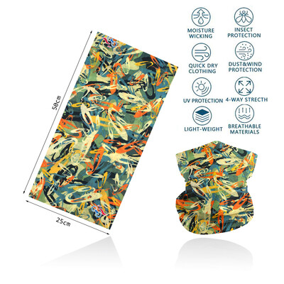 Kamuflažna bešavna bandana rukavica za vrat Traka za glavu za sportove na otvorenom Ribolov Planinarenje Balaclava Tube Marama Pokrivalo za glavu Maska za pokrivanje lica