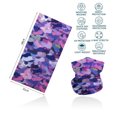 Kamuflažna bešavna bandana rukavica za vrat Traka za glavu za sportove na otvorenom Ribolov Planinarenje Balaclava Tube Marama Pokrivalo za glavu Maska za pokrivanje lica