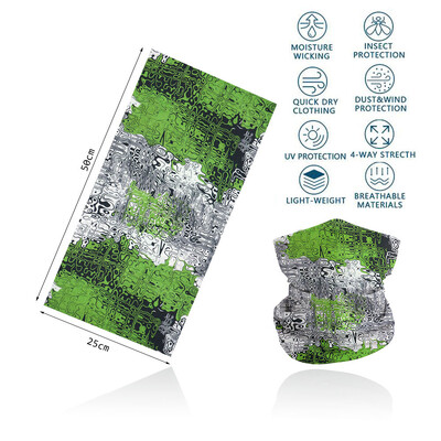 Kamuflažna bešavna bandana rukavica za vrat Traka za glavu za sportove na otvorenom Ribolov Planinarenje Balaclava Tube Marama Pokrivalo za glavu Maska za pokrivanje lica