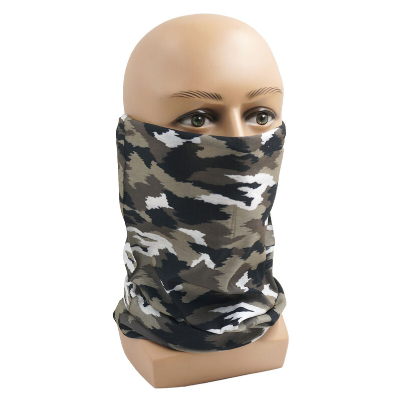 Kamuflažna bešavna bandana rukavica za vrat Traka za glavu za sportove na otvorenom Ribolov Planinarenje Balaclava Tube Marama Pokrivalo za glavu Maska za pokrivanje lica