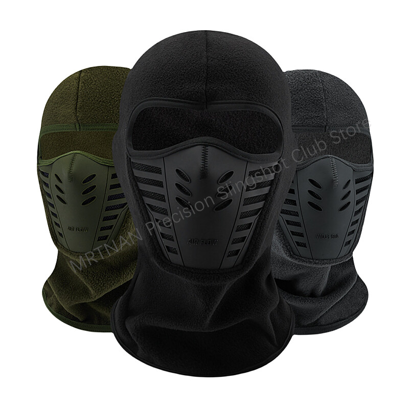 Izjādes maska Velosipēdam Pilnai Sejai Šalle Ziemas Siltuma Vilnas Siltuma Vēja Necaurlaidīga Kapuce Balaclava Elpojoša Velosipēda ķivere