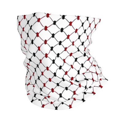 Arābu Keffiyeh Style Divu krāsu raksts Bandana kakla getras apdrukāta balaclavas ietīšana šalle Riteņbraukšana Skriešana vīriešiem Sievietes Pieaugušie