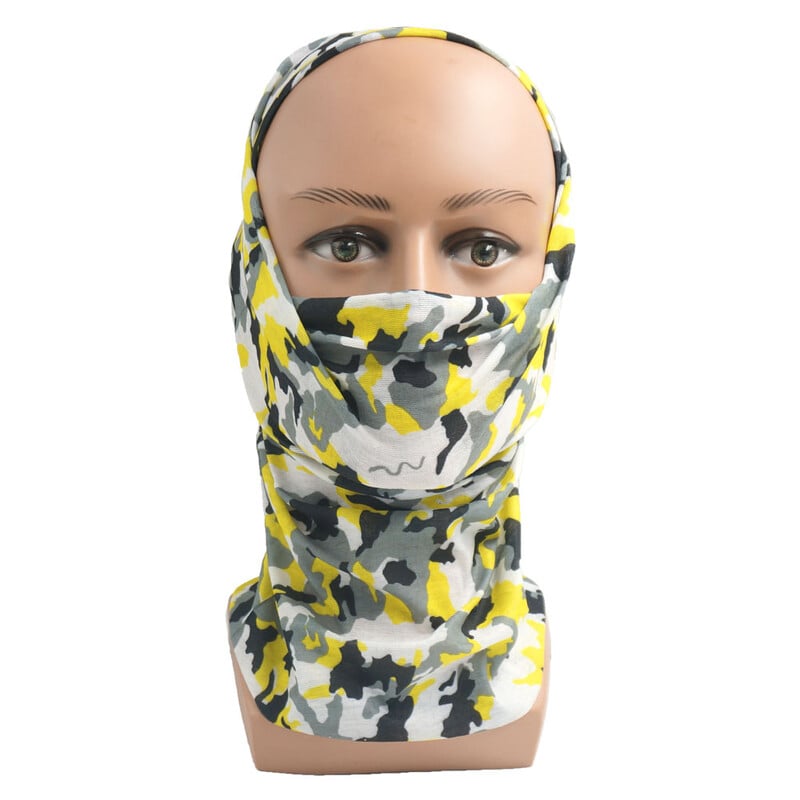 CM34-CM68 Maskovací potlačený kryt hlavy Bandana Taktická poľovnícka šatka na krk Bezšvová kukla pre mužov a ženy Trubicový kryt na tvár