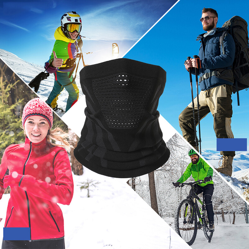 Ziemas slēpošanas maska kakla sildītājs velosipēda šalle sievietēm mīksta kakla lakats vīriešiem elpojoša maska motocikla kakla pārsegi pārgājieniem