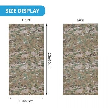 Multicam Military Army Camo Camouflage Bandana Lack Gaiter με εμπριμέ μπαλακλάβες Περιτυλίγματος Κασκόλ πολλαπλής χρήσης Headband Unisex Ενήλικες