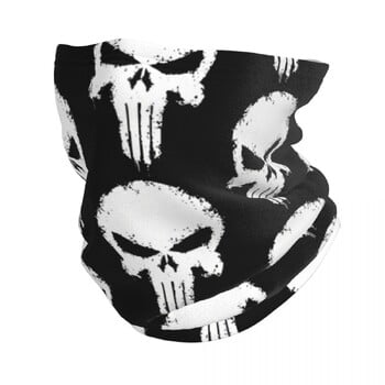 Punisher Splatter Effect Skull Bandana Neck Gaiter Αντιανεμική μάσκα προσώπου Κασκόλ Κάλυμμα Γυναικεία Ανδρικά Καπέλα