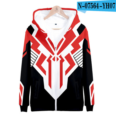 Akciós őszi téli pulóverek Mighty Morphin 3D digitális nyomtatással pulóverek Férfi Gyerek divat Utcai ruházat Pulcsi Alkalmi dzseki