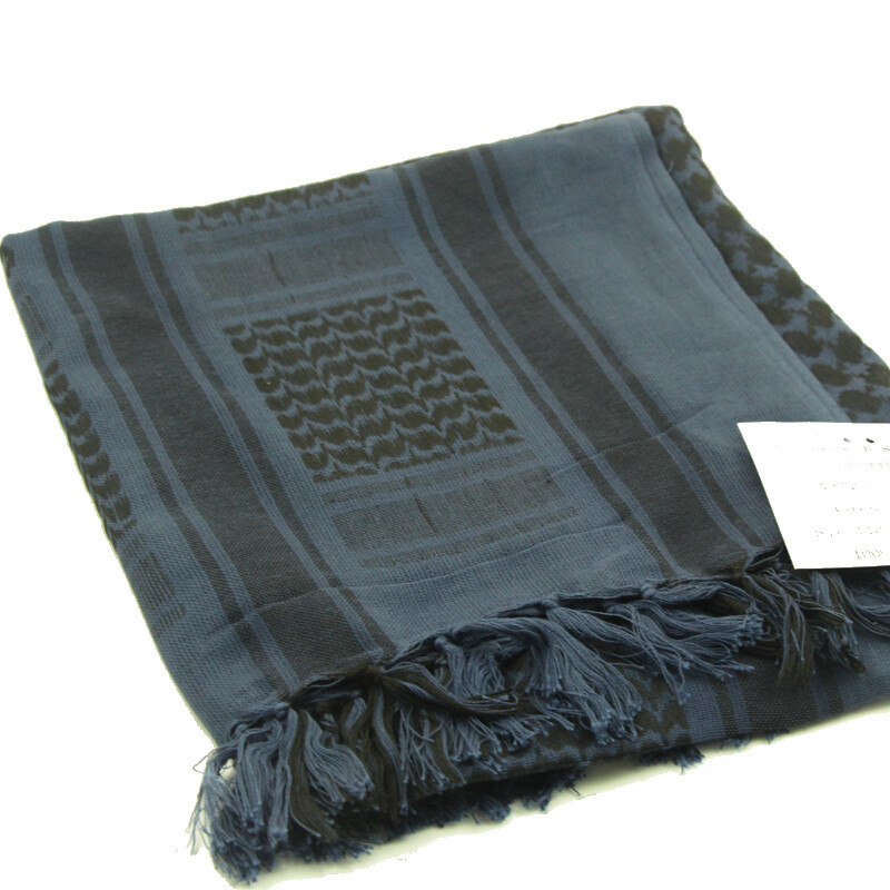 Didmeninė prekyba taktine lauko irisex karine skara Keffiyeh Shemagh arabiška skara, kaklo dangteliu, galvos apdangalu mėlyna