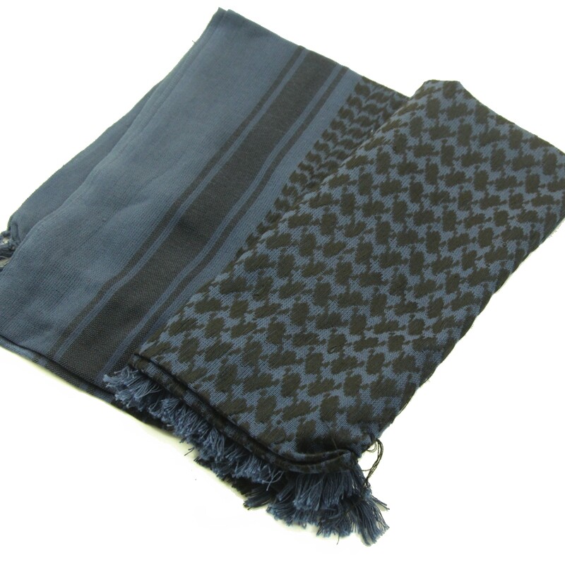 Didmeninė prekyba taktine lauko irisex karine skara Keffiyeh Shemagh arabiška skara, kaklo dangteliu, galvos apdangalu mėlyna