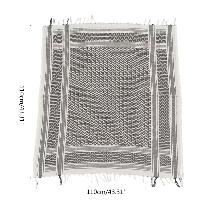 Šalle Arab Shemagh Keffiyeh Palestīna Šalle Vīriešu Sieviešu Šalle Shemagh Šalle