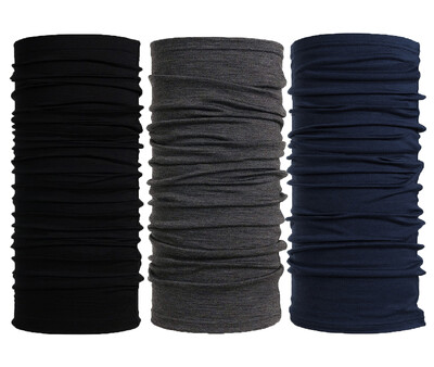 100% merino vlnený nákrčník, lyžiarsky nákrčník pre mužov, ľahký vlnený nákrčník, unisex merino vlnená pokrývka hlavy, jedna veľkosť
