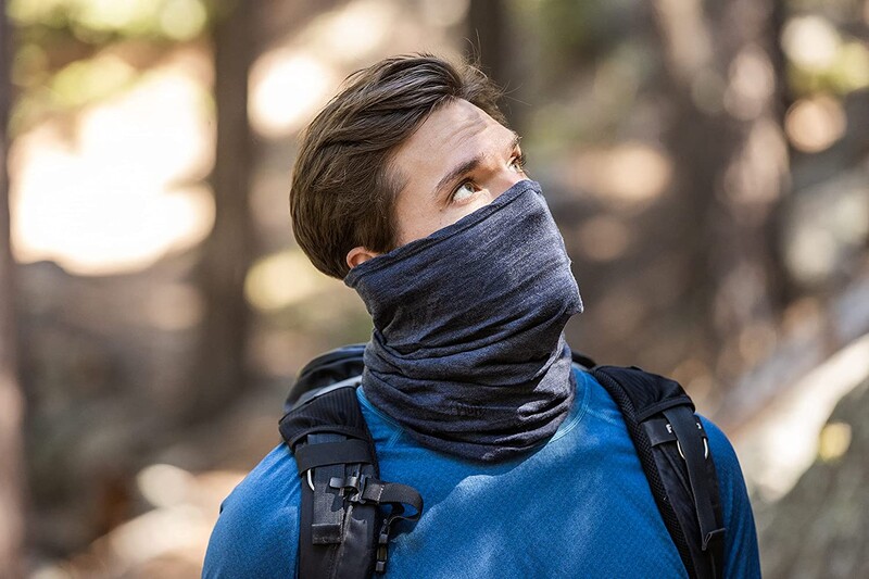 100% merino vlnený nákrčník, lyžiarsky nákrčník pre mužov, ľahký vlnený nákrčník, unisex merino vlnená pokrývka hlavy, jedna veľkosť